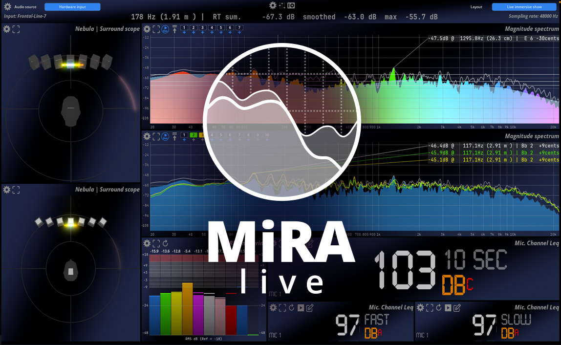 MiRA Live - GUI & Logo